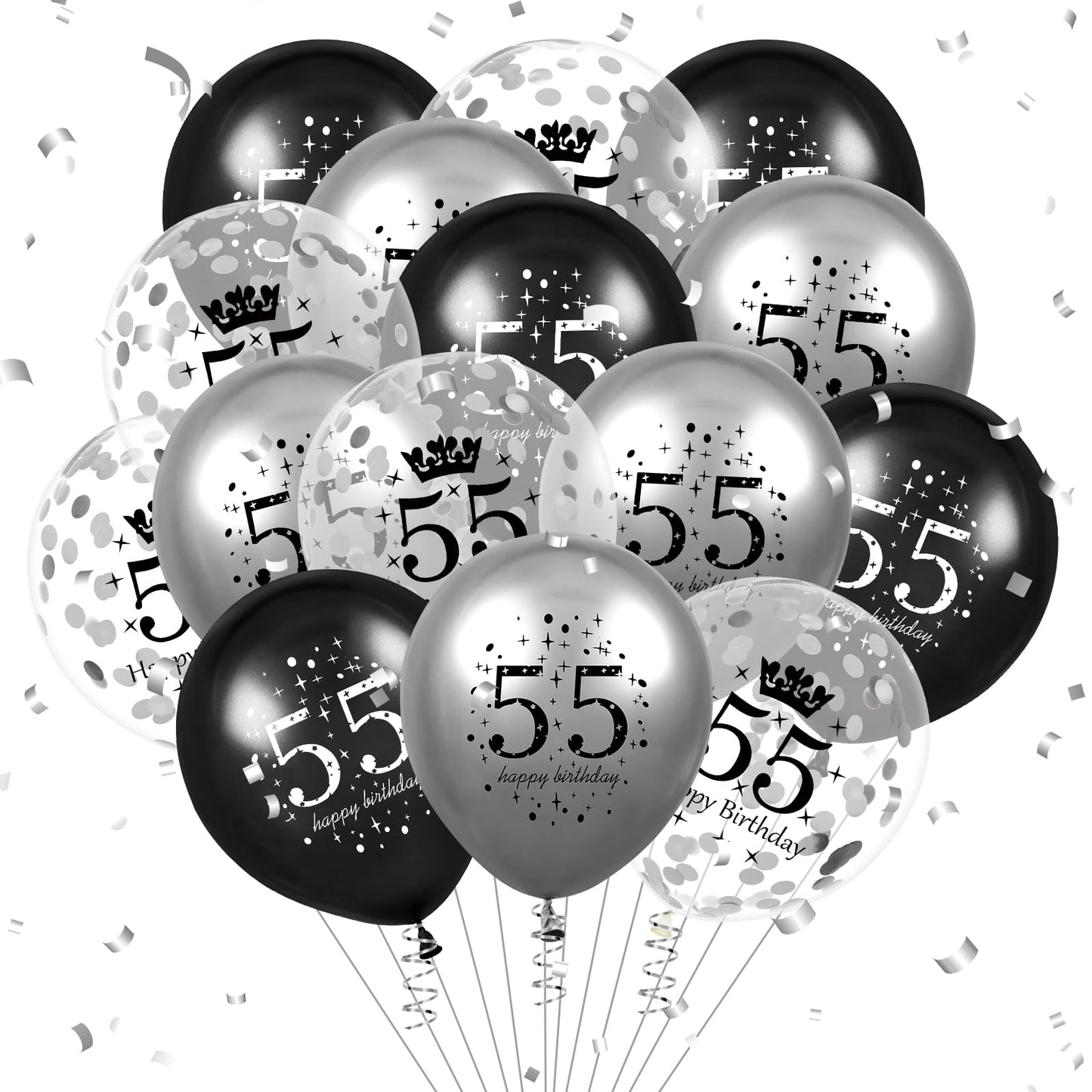 Suwen 40 Inch Hot Pink Large 9 Number Balloons Big Foil Helium Number Balloons 0-9 Jumbo Happy 9Th Mylar Birthday Party Decorati