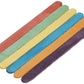Eco Craft Stix - ECS 114st Colored- 500ct -ECS 114st 4.5 Colored Wooden Craft Sticks - Pack of 500ct