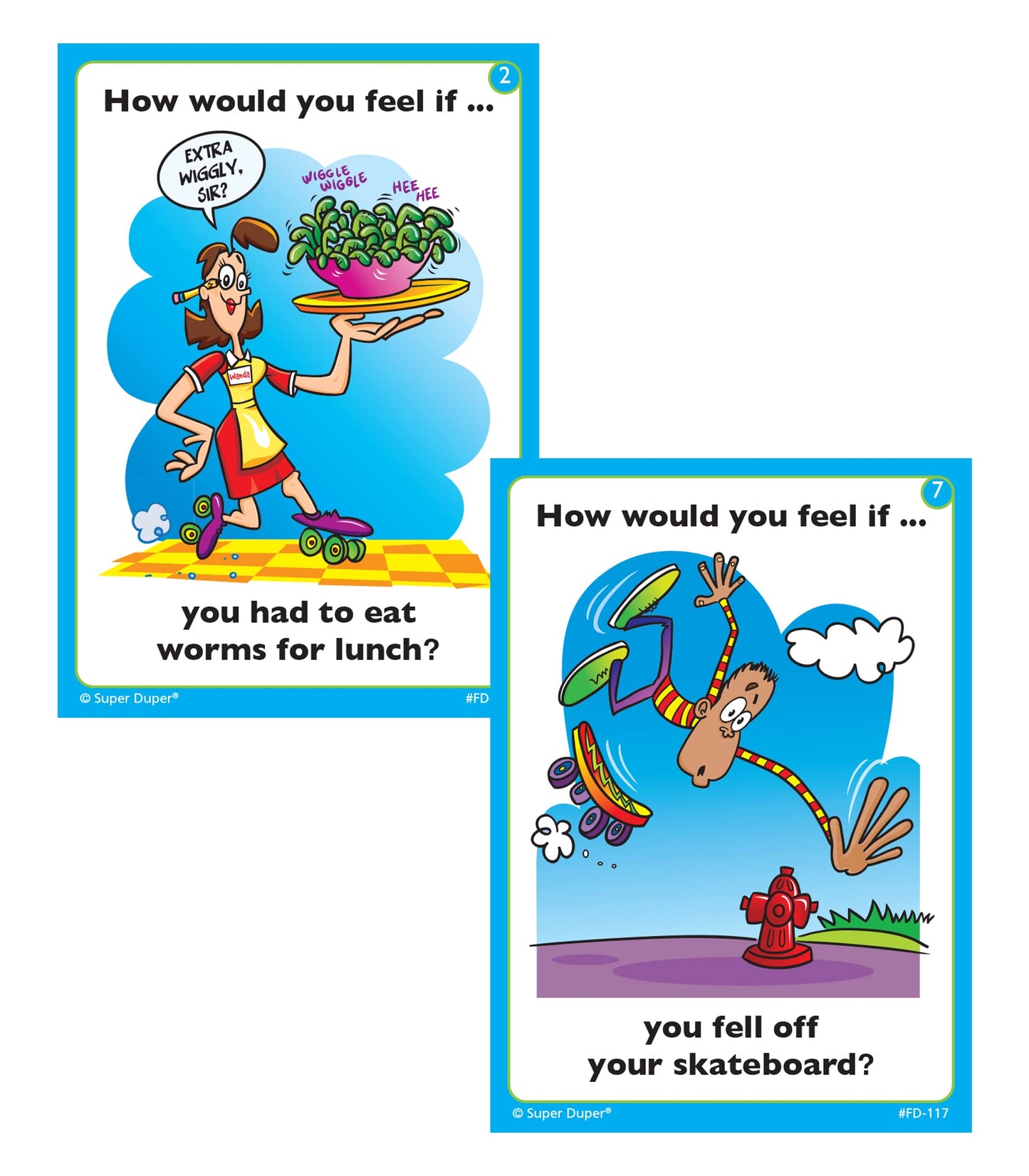 Super Duper Publications | How Would You Feel If Fun Deck | Understanding Feelings and Emotions Flash Cards | Educational Learni