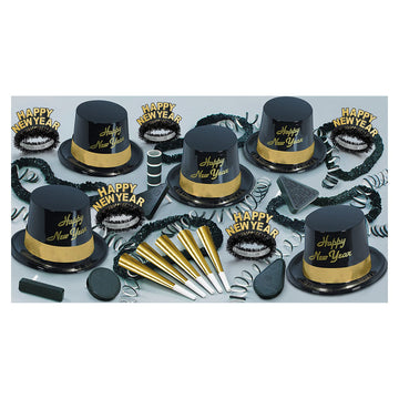 Gold Legacy New Year'S Eve Party Assortment For 10