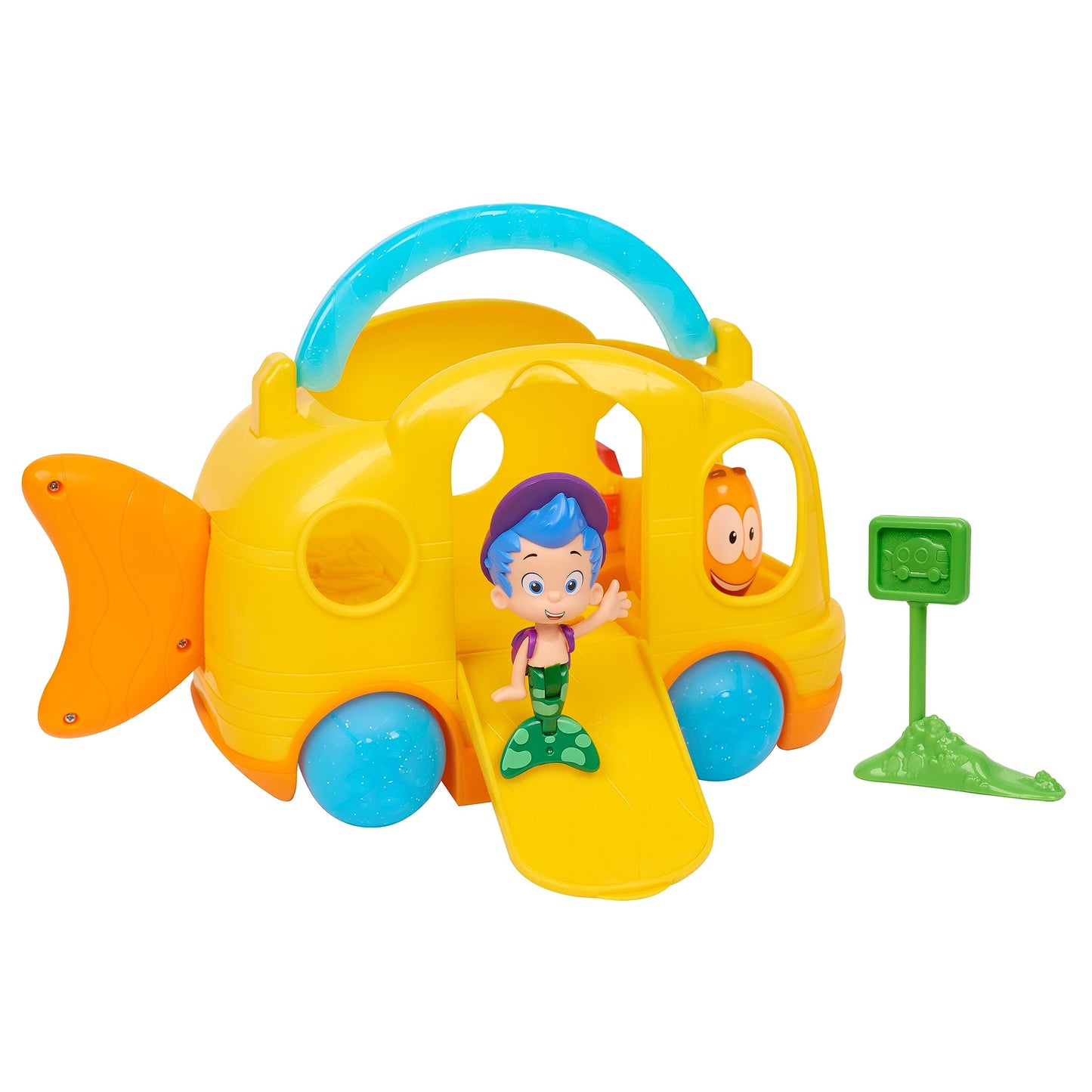 Bubble Guppies Swim-sational School Bus Toy, Medium Plastic, Multicolor, Model 73251, Kids Ages 3+ by Just Play
