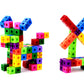SEEKHO Stem Cubic Blocks, Interlocking, Creative and Learning Educational Toy Set for Kids of + 3 Years  in a Tranparent Bag wi