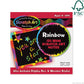 Melissa & Doug Scratch Art Rainbow Mini Notes (125) With Wooden Stylus - FSC Certified