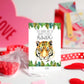 Silly Goose Gifts Wild Jungle Cat Themed Valentines Day Card For Kids School Classroom Exchange (Set Of 24) Tiger Lion Leopard C