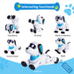 Yiman Remote Control Robot Dog Toy – Programmable Smart Robot Dog For Kids 3+, Interactive Dancing & Sound, Rc Stunt Robot Toys With Led Eyes, Electronic Pet Toy Dog For Boys & Girls Gifts (Blue)
