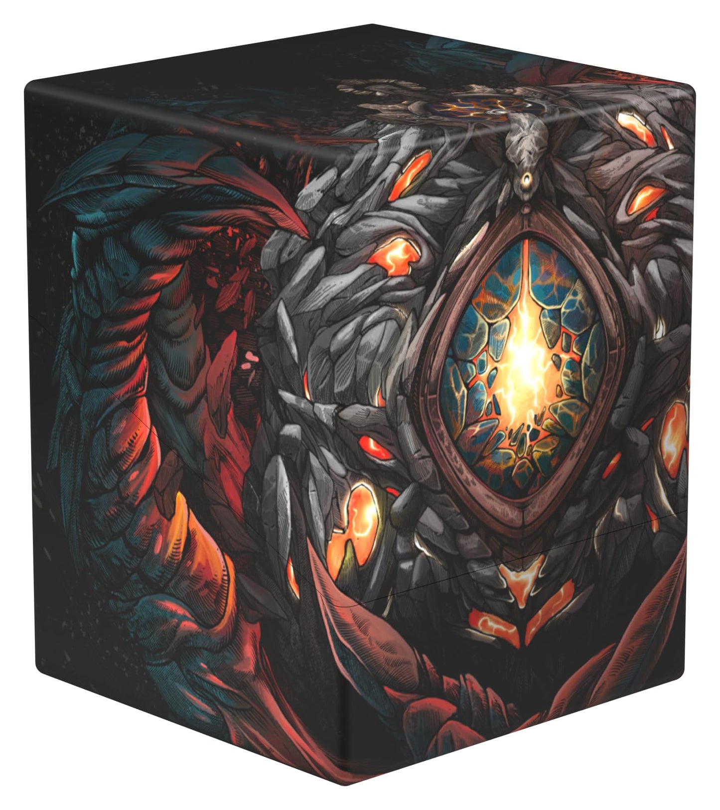 Ultimate Guard RTE Boulder 100+ - Magic: The Gathering Mox Jasper - Blue - 78% Renewable Resources - Model UGD011585