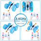 FREE TO FLY Remote Control Car For Boys: Kids RC Stunt Cars Toy with Headlights & WheelLights Double-Sided Driving 360Flip Rotat
