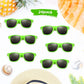 Fepito 24 Pack Party Sunglasses Bulk For Birthday Party Favors Goody Bag Fillers For Beach Pool Party Toys For Adults, Green