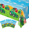 Blue Orchards Tractor Party Table Covers (Pack of 3) - 54x108 XL - Tractor Birthday Party Supplies, Tractor Table Decorations, T