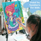 3 Pack Creative Kids Paint By Numbers Kit Canva Paint For Kids Includes 8X10 Inch Framed Canvas With 19 Acrylic Paints, 5 Brushe