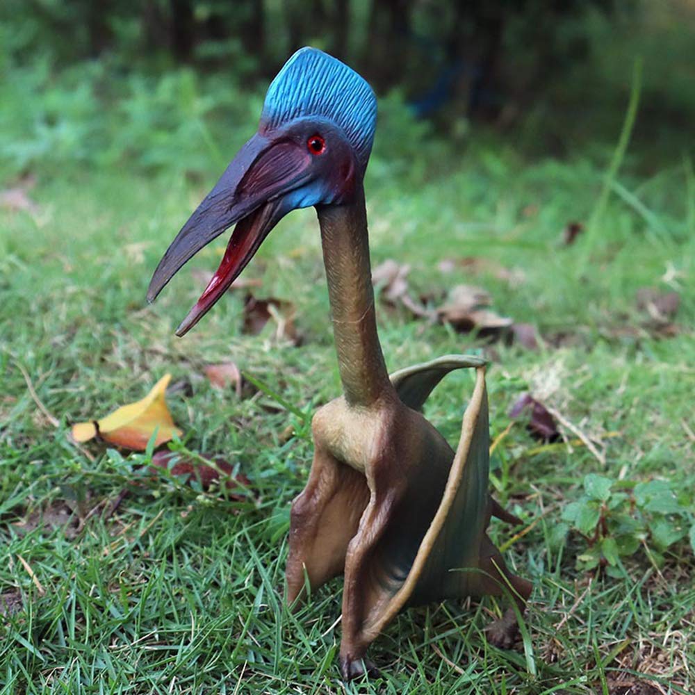 EOIVSH 3-Pack Realistic Flying Dinosaur Figures - Pterosaur, Educational Toy, Plastic, Great for Collection, Gifts & Party Favors