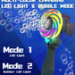 Bubble Wand - Rechargeable Bubble Machine for Kids with Color-Changing Lights & Windmill Lollipop Design - Gifts Toys Ages 3+ fo