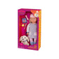 Our Generation Meagan Play Doll Set with Dog, 18 inch Pink Plastic, Model RXZER24, for Toddlers 3 Years and Up