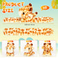 Lenwen 8 Pcs Giraffe Stuffed Animals Slap Bracelets For Kids Plush Animal Cute Wrist Slap Bands For Birthday Party Favors Boys G