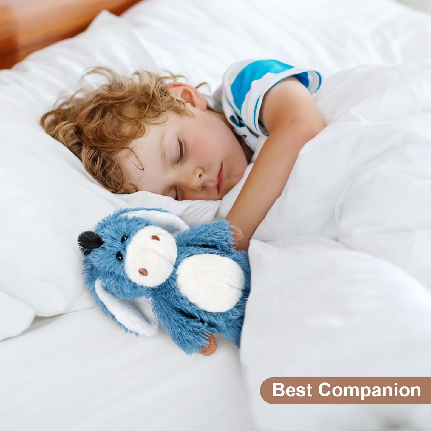 Suzzipals Heatable And Coolable Donkey Stuffed Animals, Microwavable Stuffed Animal Heating Pads For Soothing, Lavender Scent Do