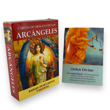 Oraculo De Los Arcangeles - Cartas Adivinatorias - Juego De 45 Cartas En Espaol, Baraja De Cartas, Gu  A Espiritual