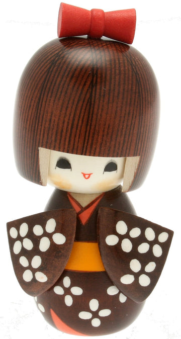 Usaburo Japanese Kokeshi Doll, Hanas Yukata