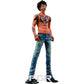 Banpresto Trafalgar Law Figure, 10.2-Inch King of Artist Series, Black and White with Red Details, Model 32951, PVC Material