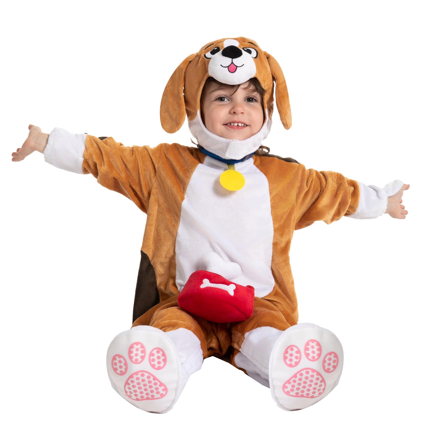 Spooktacular Creations Toddler Halloween Beagle Puppy Costume For Kids, Halloween Baby Unisex Dress Up, Animal Themed Party (12-