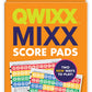 Gamewright Qwixx Mixx - Genuine Enhanced Game Play Add-On Replacement Scorecards For Qwixx - A Fast Family Dice Game