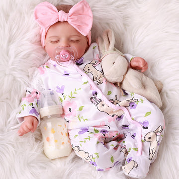 Babeside Lifelike Reborn Baby Dolls Girl - 20 Inch Realistic Newborn Baby Dolls With Poseable Body, Real Life Baby Dolls With Accessories For 3+ Year Old Girls Gifts, Pretend Play, Collection