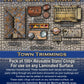 Loke BattleMats Loke Add-On Scenery - Town Trimmings, Multicolored Cardboard, One Size, Model 018LBM