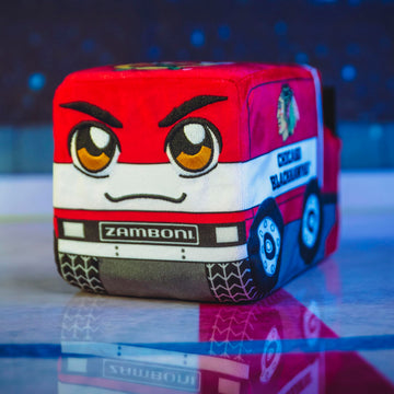 Bleacher Creatures Chicago Blackhawks Zamboni 7'' Nhl Kuricha Plushie - Soft Inspired Plush