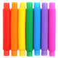 Fingooo 7 Pieces Jumbo Pop Toobs Fidget Toys,Pop Tubes Sensory Toys For Kids Adults Diy Decompression Adhd Autism