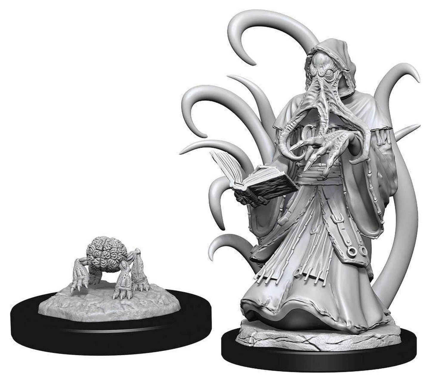 Wizkids Dungeons And Dragons Nolzur'S Marvelous Alhoon And Intellect Devourer Unpainted Miniatures