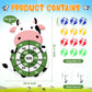 HyDren Cow Dart Party Game Farm Dart Party Favors 31x24 Cow Dart Board with 12 Sticky Balls Toys Farm Game Party Decorations Ani
