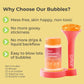 Innobaby Spike Bubble Blower with Mess Free Botanical Bubbles and Dipping Tray - Pink Color - Magic Wand Blows Oodles of Bubbles Without The Mess - Recommended for Speech  Visual & Motor Development