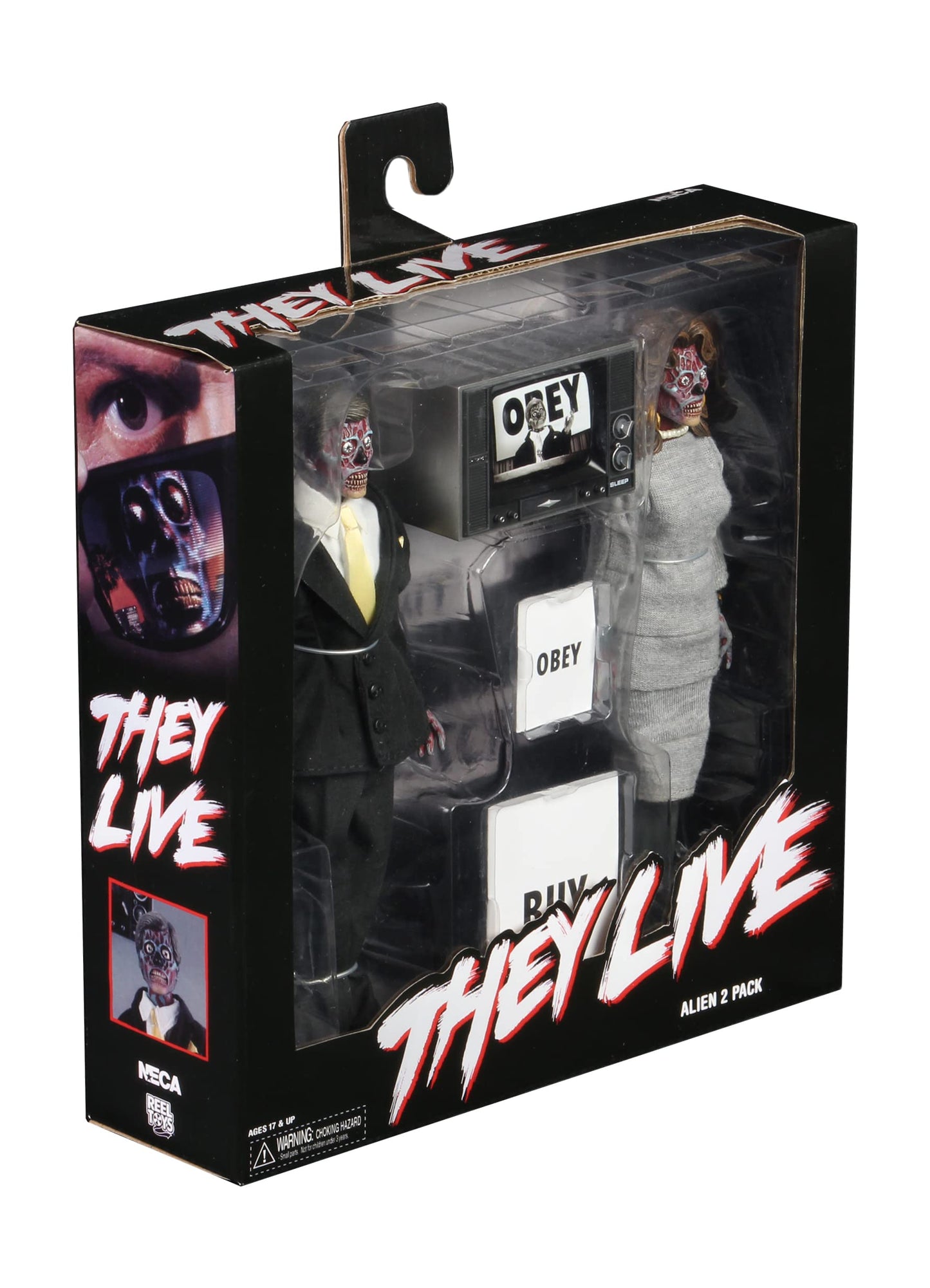 Neca They Live: Aliens 8 Inch Retro Action Figure 2 Pack