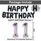 Naninuneno 11Th Black Silver Birthday Party Decorations For Boys Girls, Happy 11 Birthday Party Supplies With Black Happy Birthd