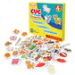 Kasfalci Cvc Word Games,50 Magnetic Foam Objects,Fridge Magnets For Kids,Speech Therapy Toys For Toddler,Learn To Read Spelling