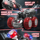 Remote Control Cars For Boys 4-7, 2.4Ghz Rechargeable Rc Stunt Car With Cool Lights Toys Gift For Boys Age 4 5 6 7 8 Year Old Ou