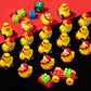 Shappy 24 Pieces Race Car Driver Rubber Duckies 2 Inch Mini Rubber Ducks For Kids Birthday Party Decorations Gift Classroom, 3 D