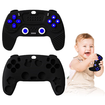 Silicone Teething Toys For Babies 0-6 Months, Remote Game Control Teethers For Babies 6-12 Months, Game Controller Teething Toy,