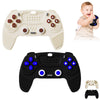 2 Pack Silicone Teething Toys For Babies 0-6 Months, Remote Game Control Teethers For Babies 6-12 Months, Game Controller Teethi