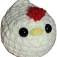 Cute Chicken Plushie | Stuffed Animal | Cute Amigurumi Kawaii | Handmade | Crochet (Mini, Vanila Cake)