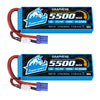 Yowoo 3S Lipo Battery 150C 5500mAh 11.1V Graphene Battery EC5 Connector with Metal Plates for RC Airplane Helicopter F450 Quadco