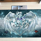 New Mlikemat Playmat Stardust Dragon TCG CCG OCG Trading Card Game Mat with Zones + Free Bag (ZD014-511-A)