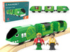 Toy Train Set For Wooden Tracks, Battery Operated Train For Toddlers, Motorized Train With Dinosaur Train For Kids, Electric Train Toy Compatible With Thomas & Friends, Brio