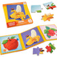 Astaron Magnetic Puzzles For Toddlers, 9-12-16 Pieces Fruits Learning Magnet Puzzles For Road Trip, Educational Travel Toys Car