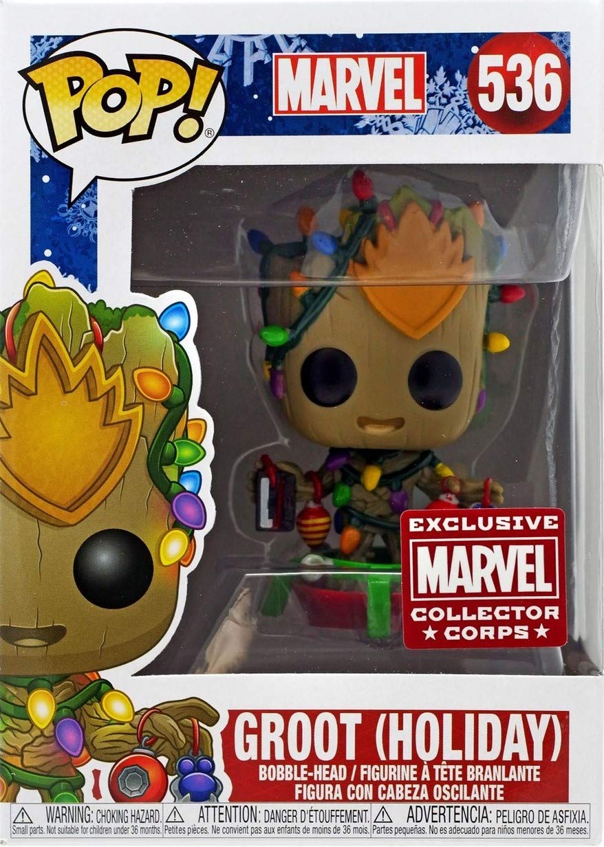 Funko Pop Marvel Groot (Holiday) #536 - Marvel Collector Corps