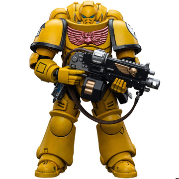 Joytoy Warhammer 40K Imperial Fists, Imperial Fists Intercessors 1/18 Action Figure Model