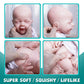 Aisite Unpainted Reborn Baby Dolls Girl - 18 Inch Realistic Silicone Baby Doll, Christmas&Birthday Gifts, Suitable For 3+