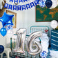 16Th Birthday Party Decoration For Boys, Happy Birthday Banner Blue Number 16 Birthday Balloons 16Th Birthday Latex Confetti Bal