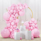 Partywoo Pastel Pink Balloons, 140 Pcs Pink Balloons Different Sizes Pack Of 18 Inch 12 Inch 10 Inch 5 Inch Baby Pink Balloons For Balloon Garland Balloon Arch As Birthday Party Decorations, Pink-Q05