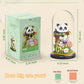 QARULUS Panda Flower Building Set for mature-themed Plant Friend Set Bonsai Tree Party Favors for Kids Animal Building Blocks Valentines New Year Easter Birthday Gift for Boys Girls Age 6-12+(Panda Flowers)