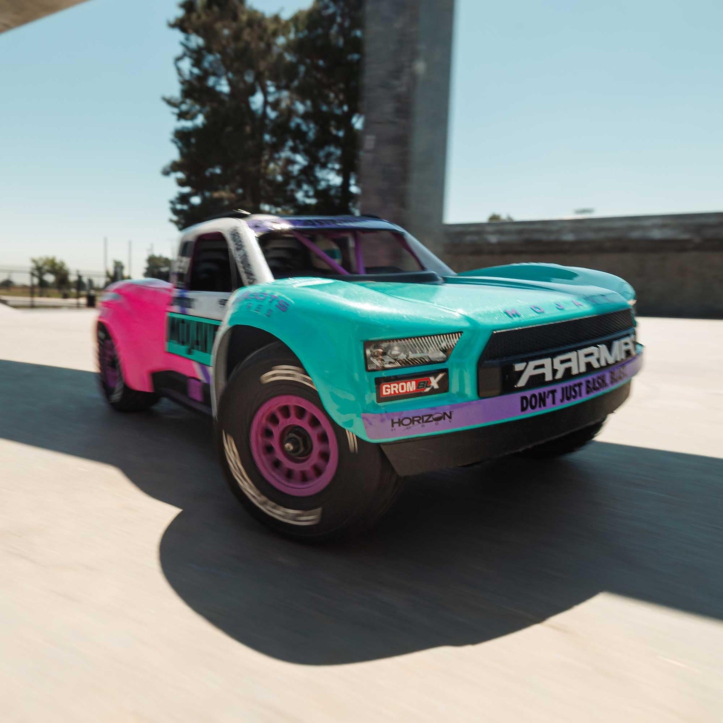 ARRMA Mojave GROM 4X4 223S BLX Brushless Desert Truck RTR, Teal, ARA2304ST1, Battery & Charger Included